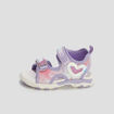 Sandales à scratchs multicolore bébé fille