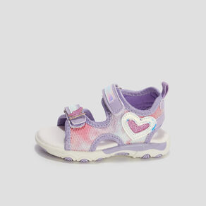 Sandales à scratchs multicolore bébé fille
