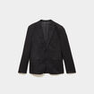 Veste blazer costume manches longues noir homme