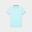 Polo avec broderie poitrine coton Creeks bleu turquoise homme