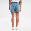 Short en jeans &agrave; pont denim double stone femme