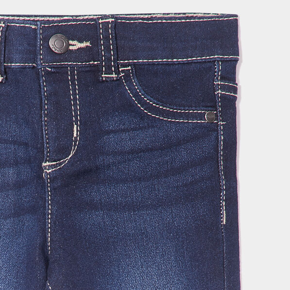 Jeans slim 4 poches taille ajustable denim brut bébé garçon