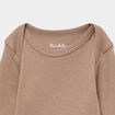 Lot 3 bodies US coton manches longues marron b&eacute;b&eacute;