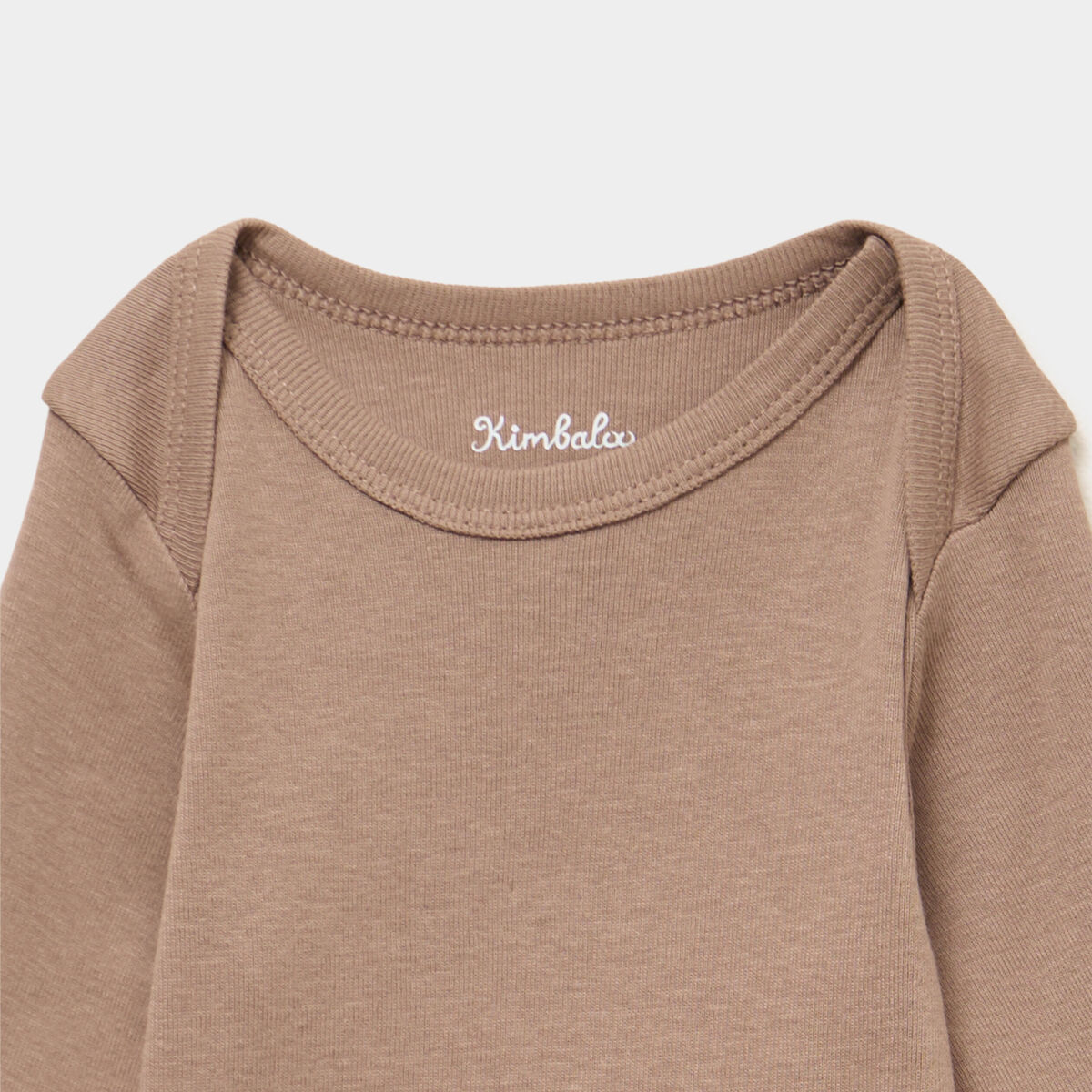 Lot 3 bodies US coton manches longues marron b&eacute;b&eacute;
