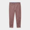 Pantalon chino slim stretch vieux rose homme