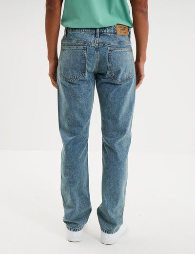 Jean regular 5 poches coton denim double stone homme