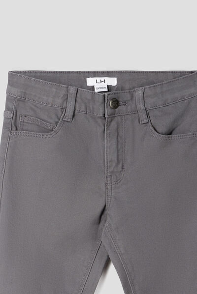 Pantalon Garçon Preworn Gris, Coton, Taille 5 Ans - Très Bon état
