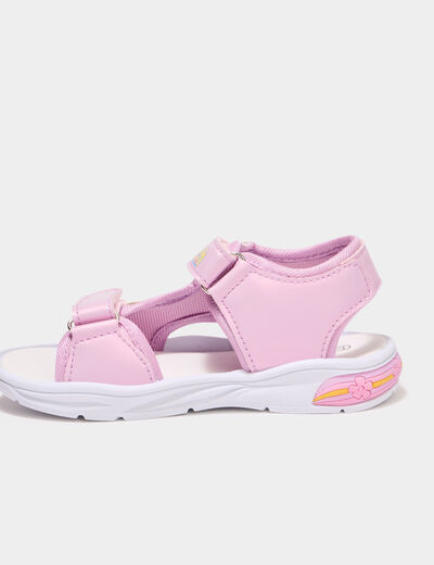 Sandales semelles lumineuses Stitch bleu fille