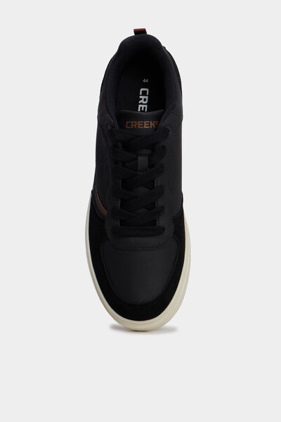 Baskets &agrave; lacets noir homme