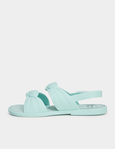Sandales brides noeuds Wamea Beach bleu fille