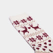 Lot 2 paires chaussettes de No&euml;l marron femme