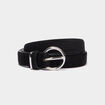 Ceinture su&eacute;dine noir femme