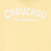 T-shirt &agrave; manches courtes coton jaune b&eacute;b&eacute; gar&ccedil;on