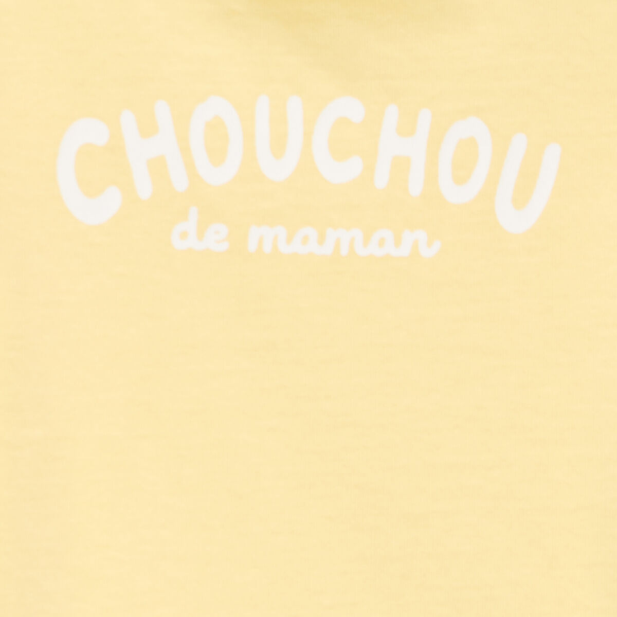 T-shirt &agrave; manches courtes coton jaune b&eacute;b&eacute; gar&ccedil;on
