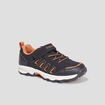 Baskets running scratchs Trappeur Rapen noir garçon