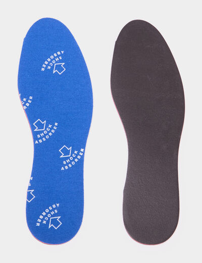 Semelles sport mémoire de forme Tawata bleu mixte
