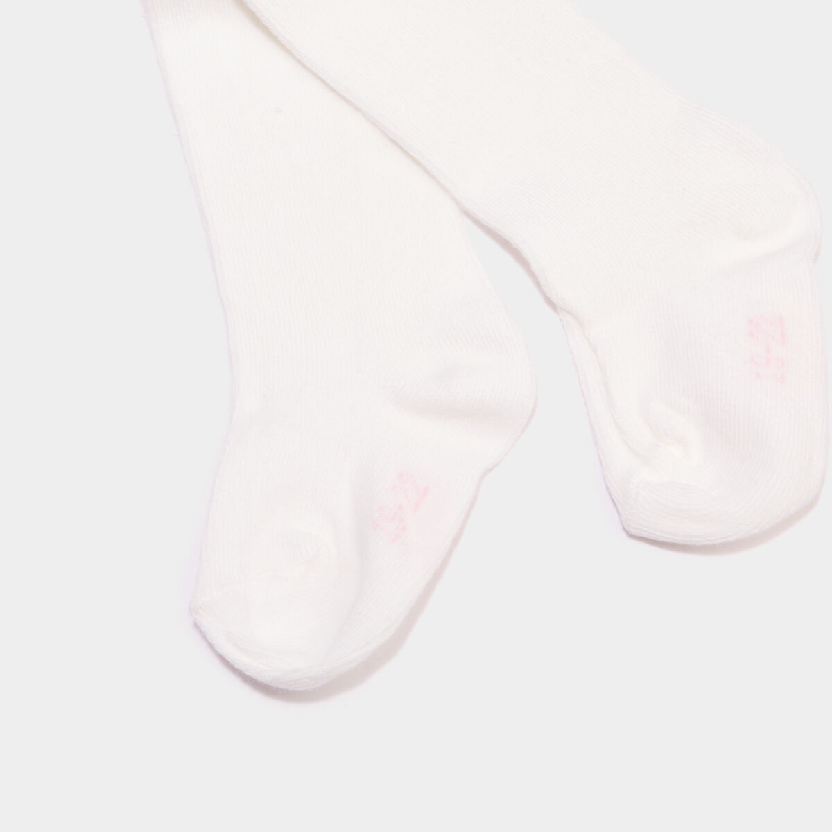 Collants ecru b&eacute;b&eacute; fille