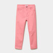 Pantalon capri slim twill 5 poches rose vif femme