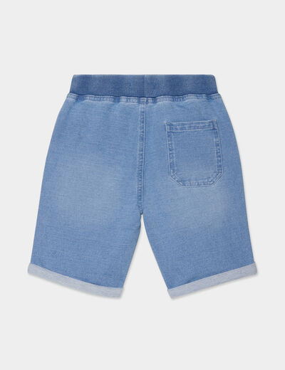 Short en jean coton denim double stone garçon