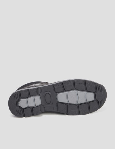 Boots à lacets noir homme