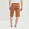 Bermuda cargo ceinturé marron clair homme