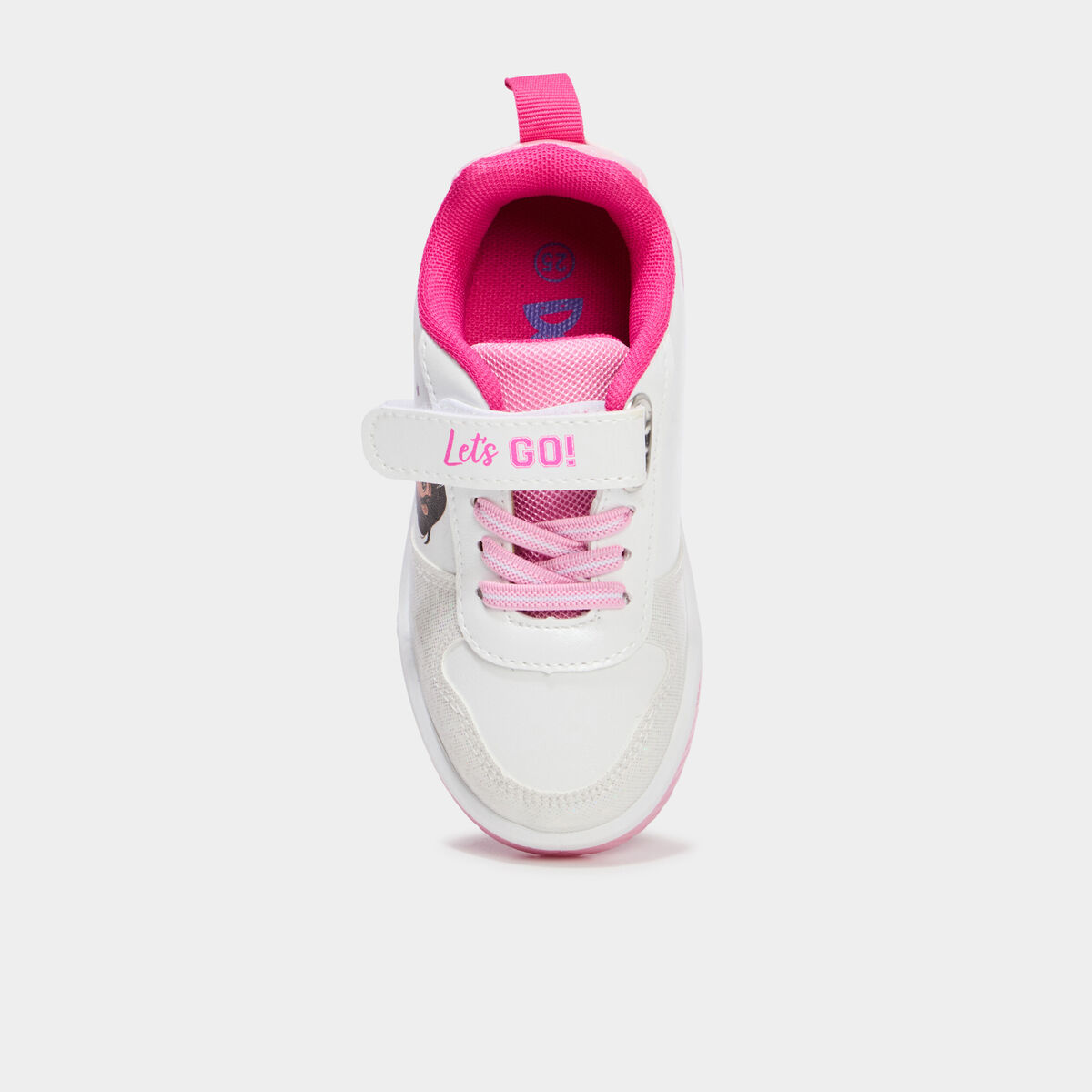 Baskets lumineuses Dora l'exploratrice blanc fille