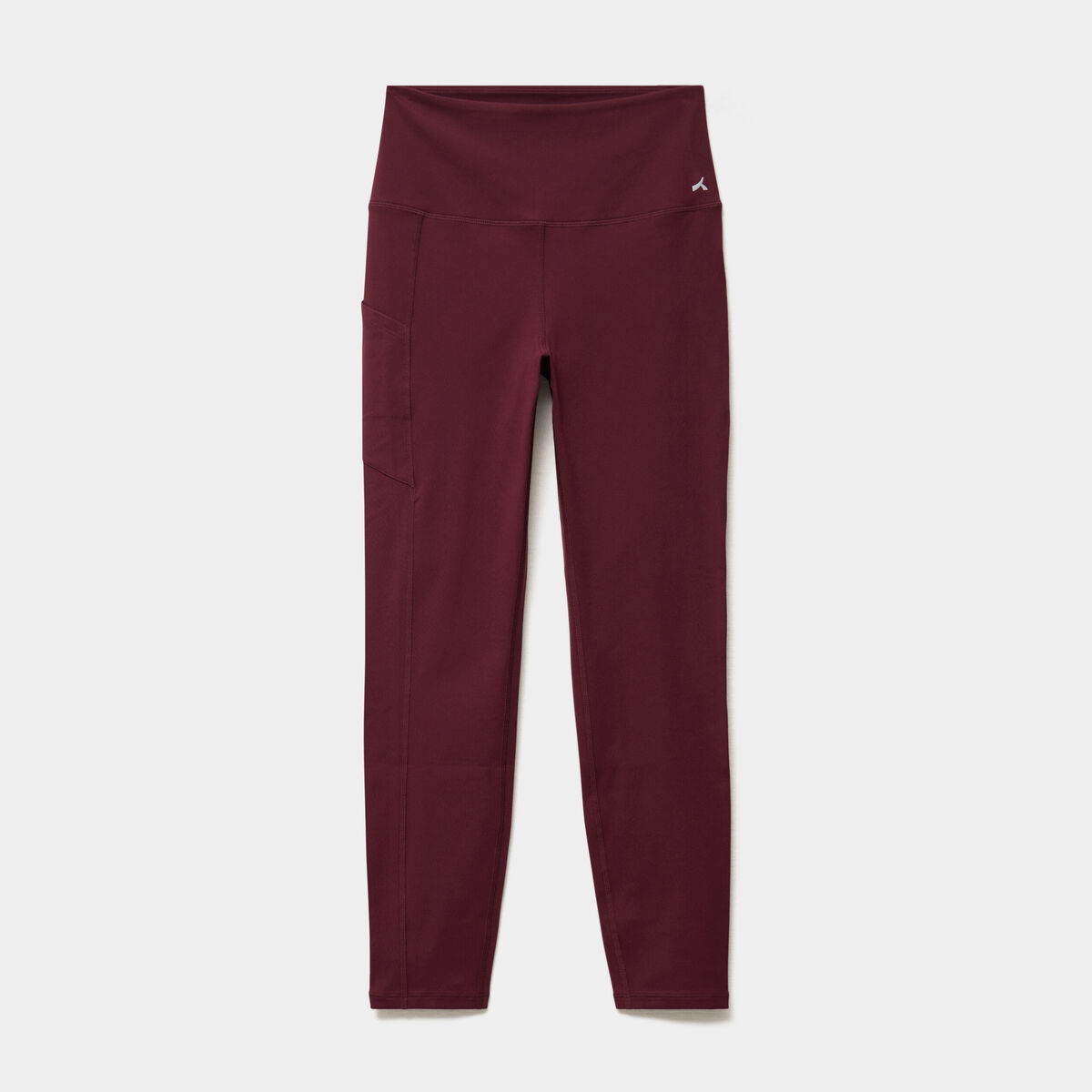 Legging de sport taille haute violet fonc&eacute; femme