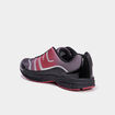 Baskets plates running élastiquées rouge homme