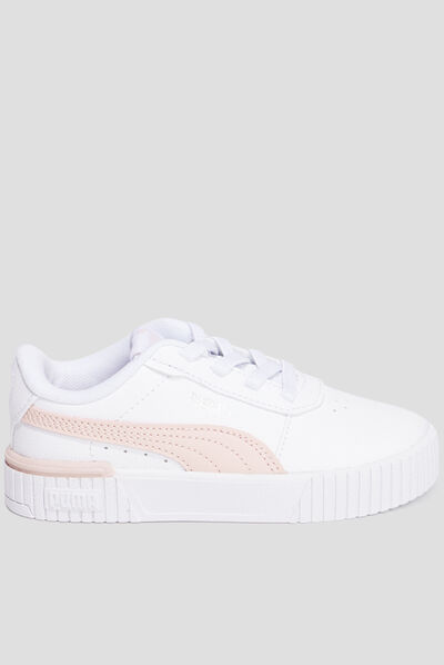Tennis basses Puma Carina 2.0 blanc fille