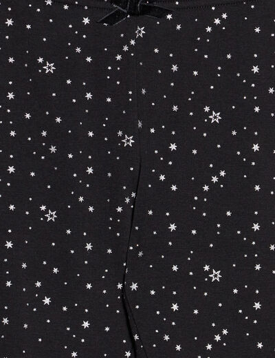 Legging doublé noir fille