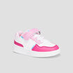 Tennis basses à scratchs Creeks Iconic rose fille