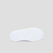 Tennis en toile avec bout renforc&eacute; blanc fille