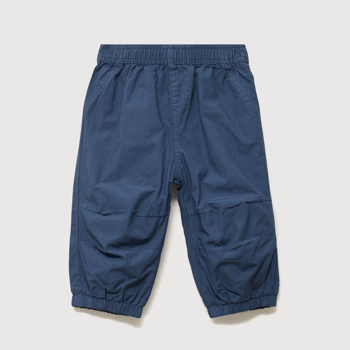 Pantalon jogger doubl&eacute; coton bleu marine b&eacute;b&eacute; gar&ccedil;on