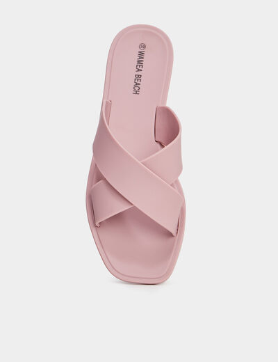 Mules de plage Wamea Beach rose femme