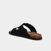 Sandales &agrave; boucles noir homme