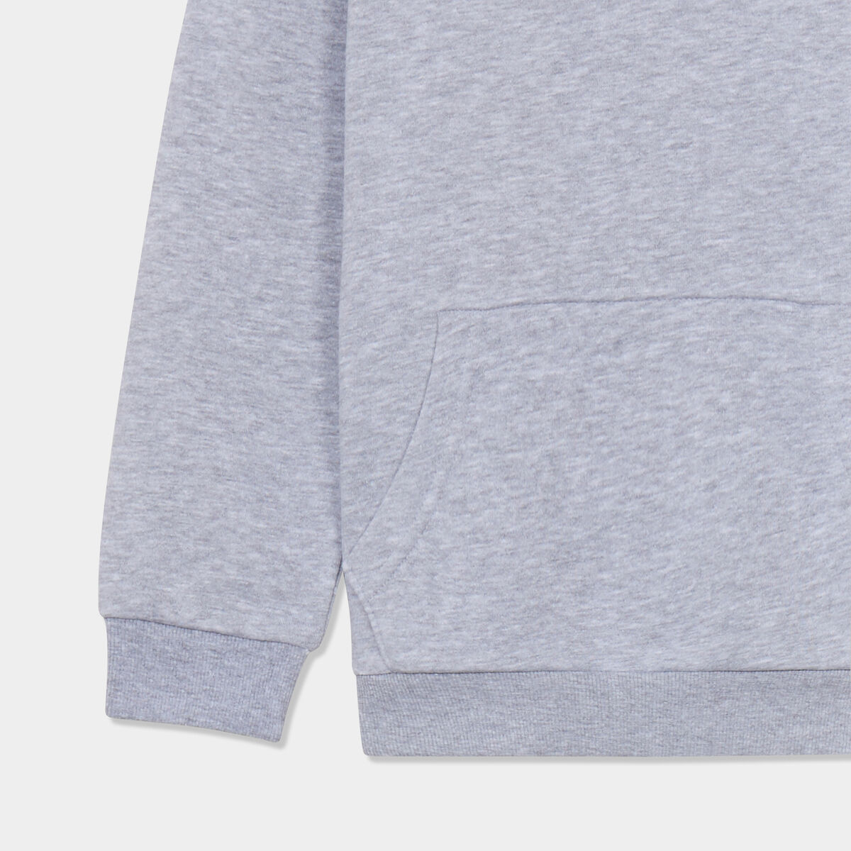 Sweat &agrave; capuche hoodie oversize gris clair gar&ccedil;on