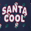 Sweat col rond manches longues No&euml;l bleu marine gar&ccedil;on