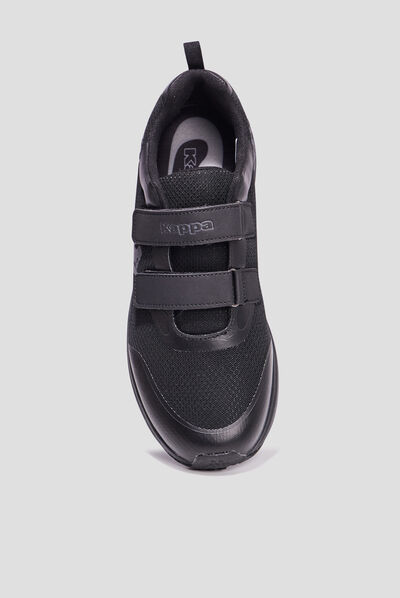 Baskets running à scratchs Kappa Glinch noir homme