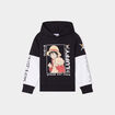 Sweat à capuche hoodie One Piece Luffy noir garçon