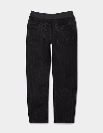 Jeans regular taille ajustable gris garçon