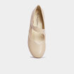 Ballerines en cuir sable femme