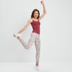 Legging taille haute ecru femme