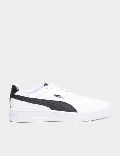 Baskets Puma Court Classic Clean noir homme