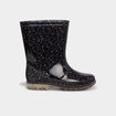 Bottes de pluie &agrave; paillettes multicolore fille