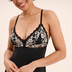 Nuisette avec dentelle noir femme