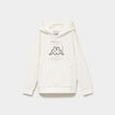 Sweat hoodie poches zipp&eacute;es Kappa blanc gar&ccedil;on
