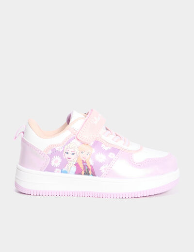 Tennis basses Reine des neiges violet fille