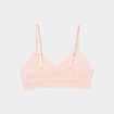Lot 2 soutiens-gorge triangle rose pastel femme