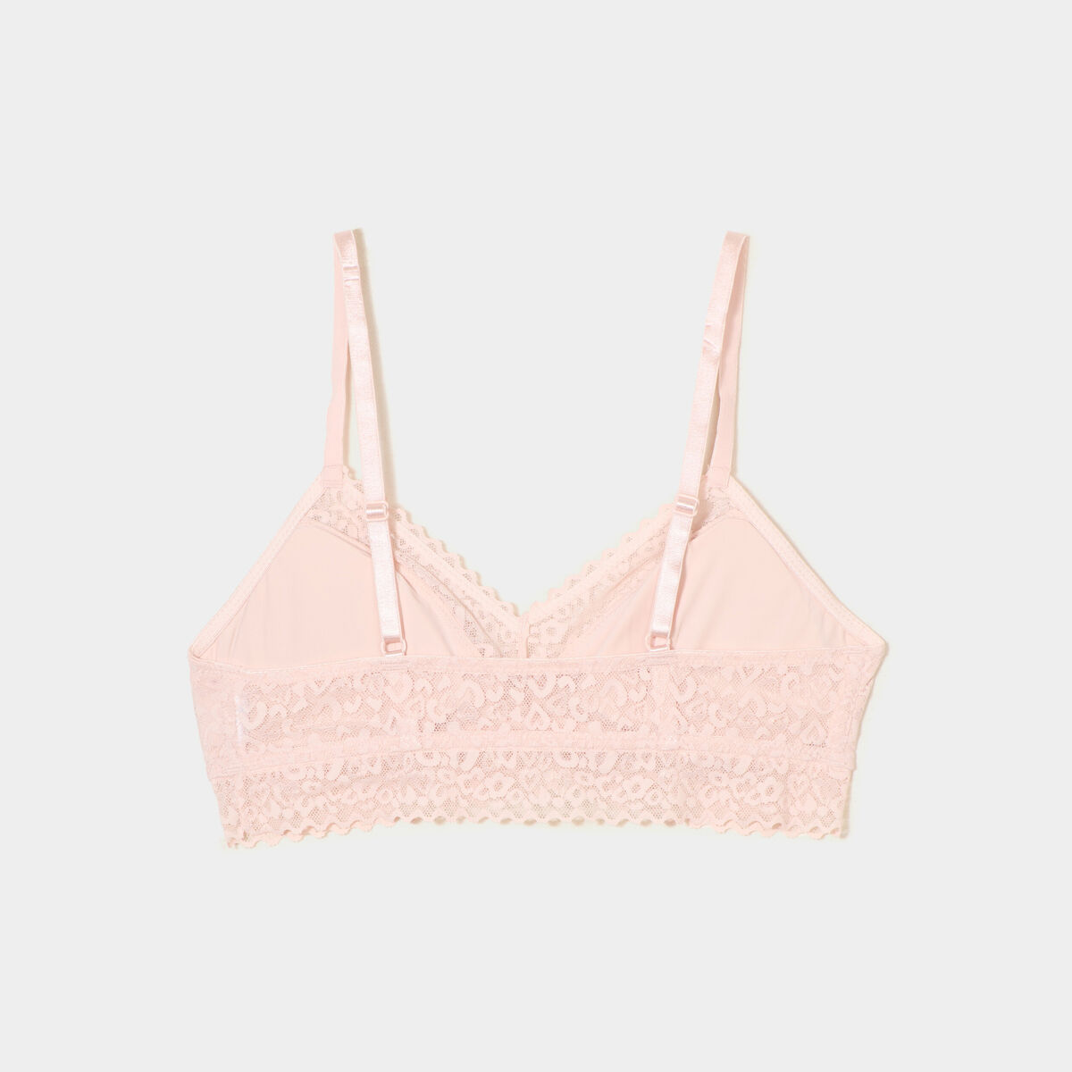 Lot 2 soutiens-gorge triangle rose pastel femme