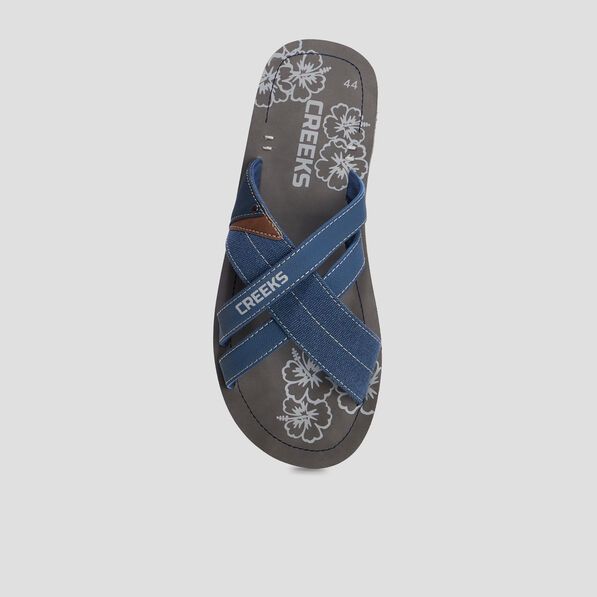 mules plates creeks bleu marine homme Mules plates Creeks bleu marine homme